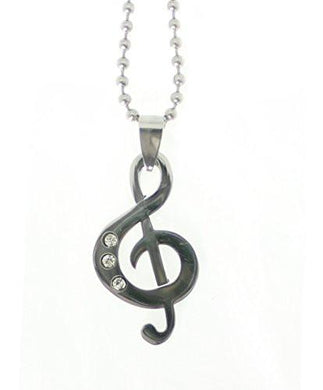 Music Note Pendant on 24