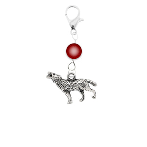 AVBeads Accessory Charm Clips Clip-On Wolf Charm ACC-09317-A2