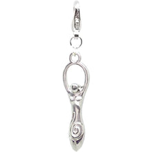 Load image into Gallery viewer, AVBeads Clip-On Charms Goddess Charm 45mm x 10mm Silver JWLCC36864