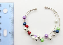 Load image into Gallery viewer, Jewelry Set JWL-SET-1005 Multi Color 6mm Beads on Wire - Free Shipping