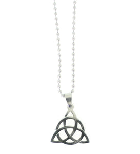 AVBeads Jewelry Triquetra Pendant on 24" Ball Chain Necklace