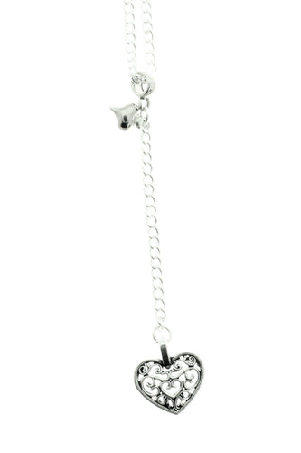 AVBeads Heart Pendant on 24